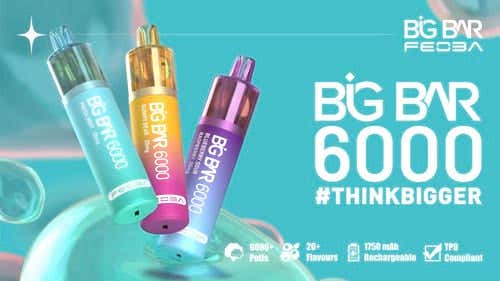 FEOBA Big Bar 6000 Disposable Vape Kit - Think Bigger