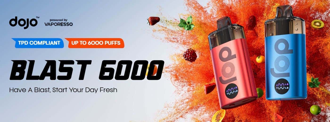Vaporesso Dojo Blast 6000 Pod Kit - Have a Blast, Start Your Day Fresh