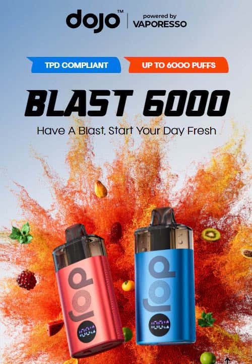 Vaporesso Dojo Blast 6000 Pod Kit - Have a Blast, Start Your Day Fresh