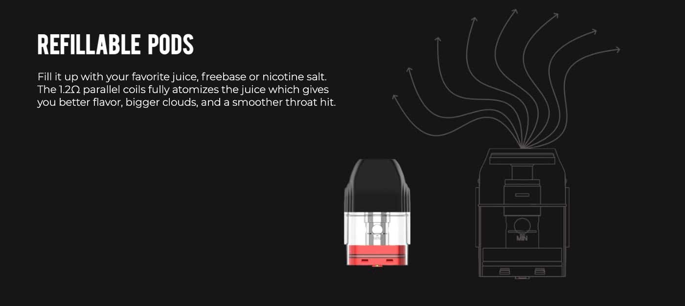 Uwell Caliburn and Caliburn KOKO Pods - Refillable eliquid pods