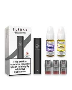 Elf Bar Mate 500 Pod Vape Kit + 3 x Refillable Pods + 2 x Elf Bar Elfliq Nic Salts