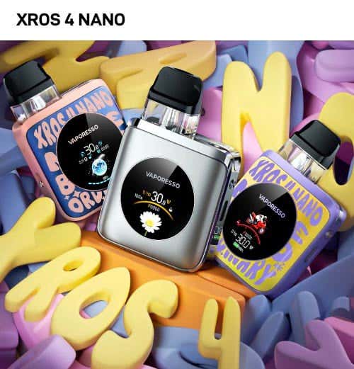 Vaporesso XROS 4 Nano Pod Kit - Largest of the smallest