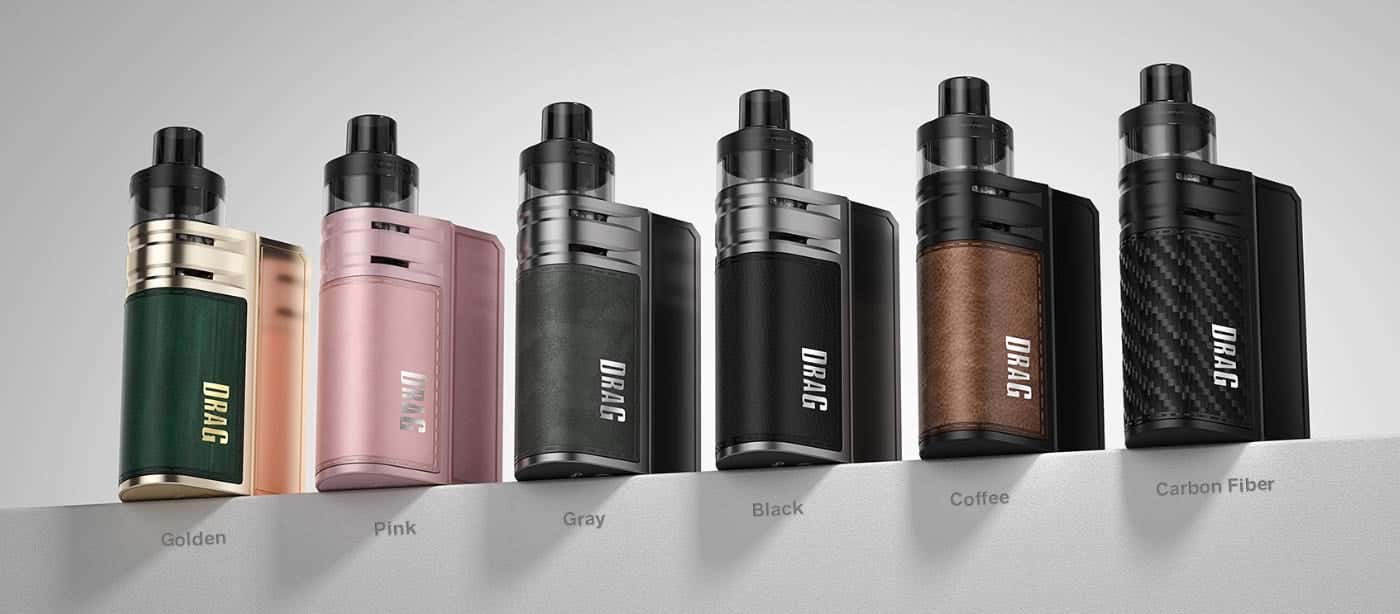 VooPoo Drag E60 - 6 available colours