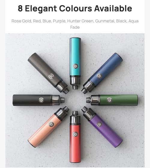 Aspire BP Stik Pod Vape Kit - 8 elegant colours to choose from