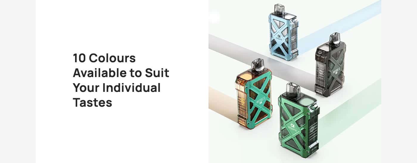 Aspire Gotek X II Pod Vape Kit - Choose from 10 individual colours to suit your taste