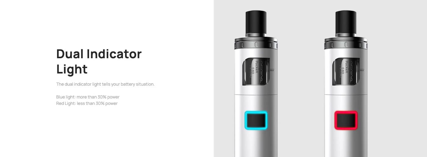 Aspire Pockex Kit - Dual indicator light