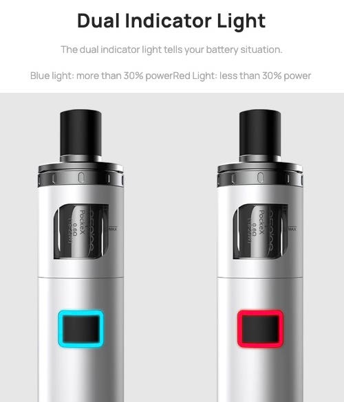 Aspire Pockex Kit - Dual indicator light