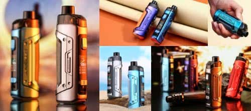 Geekvape Aegis Boost PRO 2 B100 Pod Vape Kit - Photographic arrangement