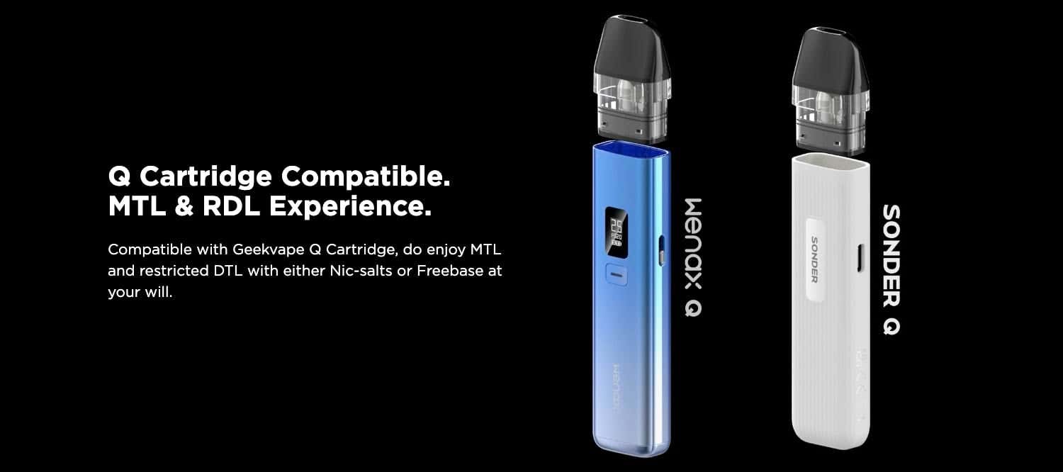 Geekvape Q Cartridge - Q cartridge compatible, MTL and RDL