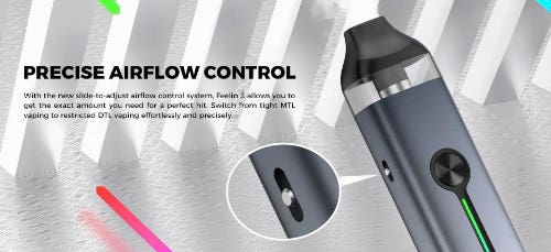 Nevoks Feelin 2 Pod Vape Kit - Precision airflow control