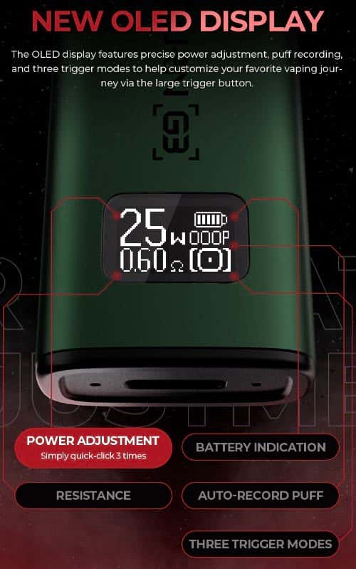 Uwell Caliburn G3 Pod Vape Kit - New OLED display