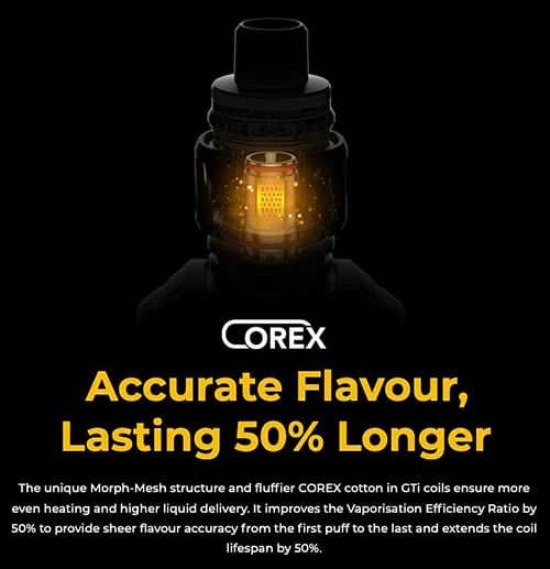 Vaporesso Armour Max Kit - COREX accurate flavour technology