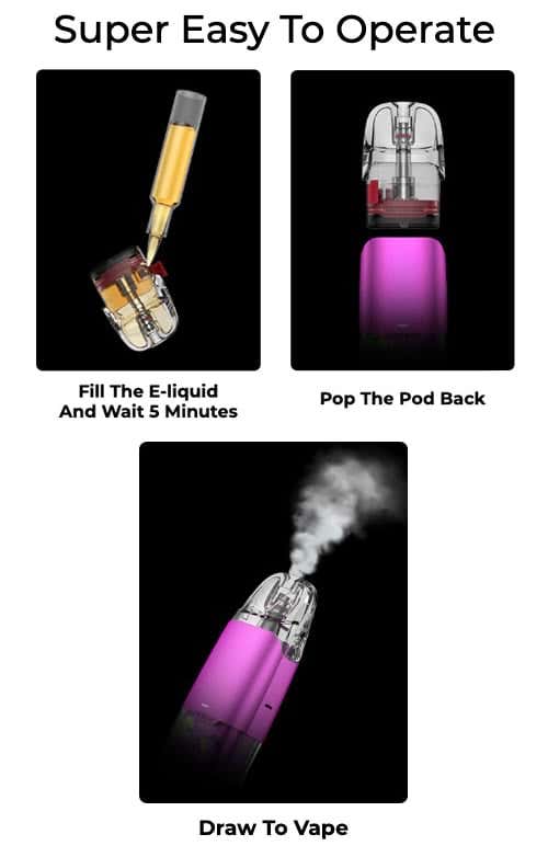 Vaporesso Luxe Q2 SE Pod Vape Kit - Easy to operate