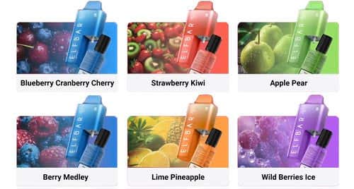 Elf Bar AF5000 Disposable Kit - 15 New Flavours