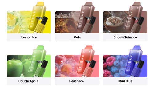 Elf Bar AF5000 Disposable Kit - 15 Exquisite Flavours