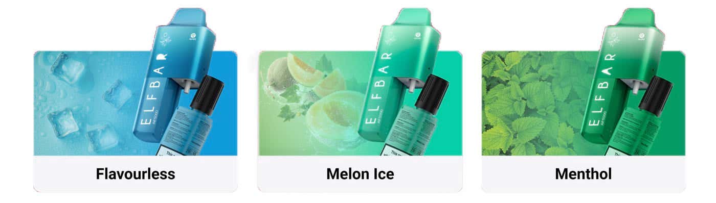 Elf Bar AF5000 Disposable Kit - Three out of 15 new delectable flavours
