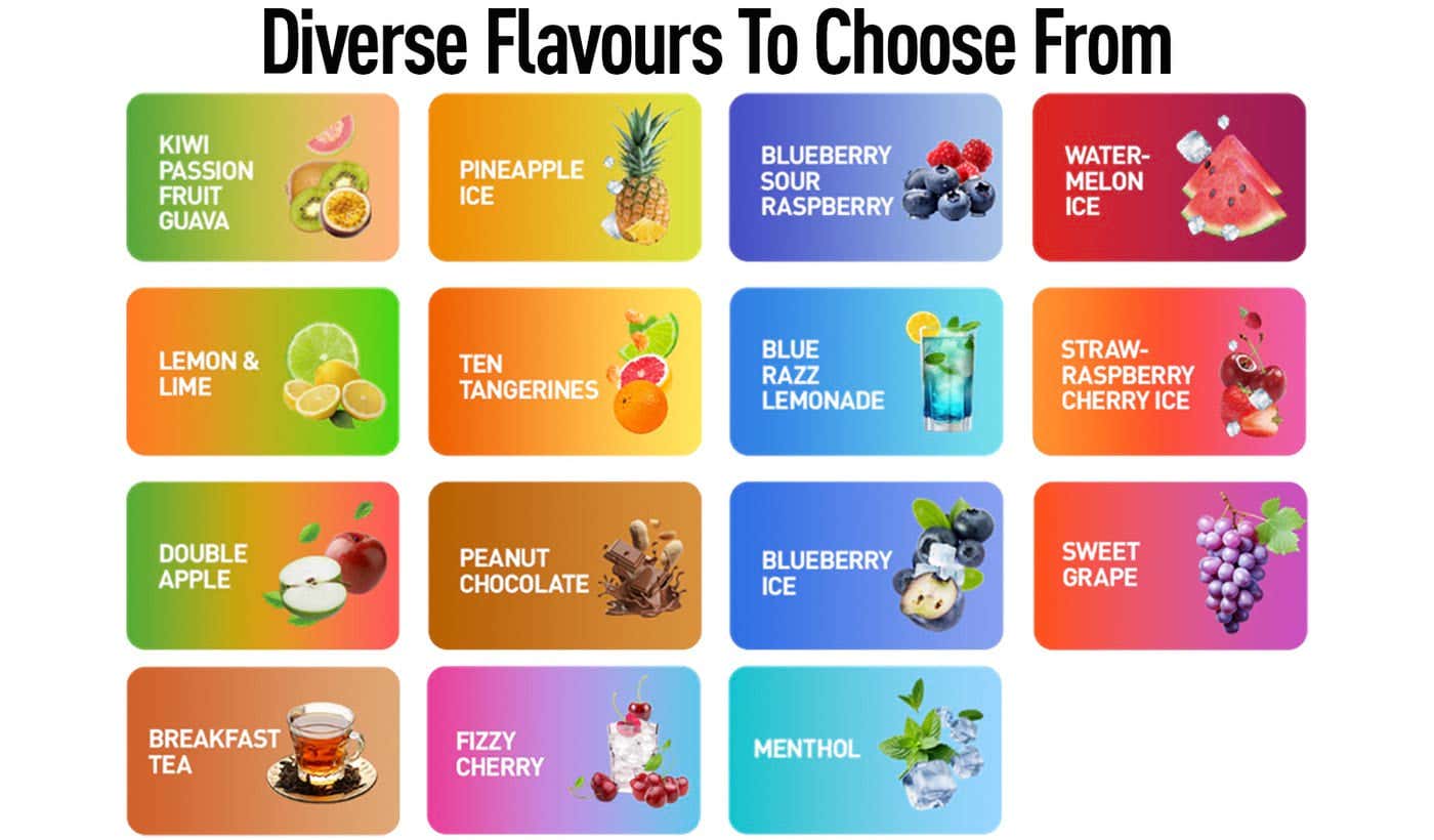 Vaporesso Dojo Blast 6000 Pod Kit - Diverse Flavours to Choose From