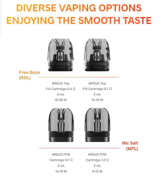 VooPoo Argus A Pod Vape Kit - Inheriting the Smooth Tastes of Argus Pod Family