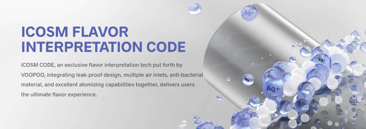 VooPoo VMATE Max Pod Vape Kit - ICOSM Flavour Interpretation Code