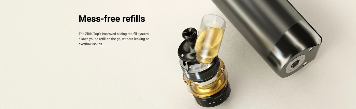 Innokin Coolfire Z60 Zlide Top Tank - Mess-free refills