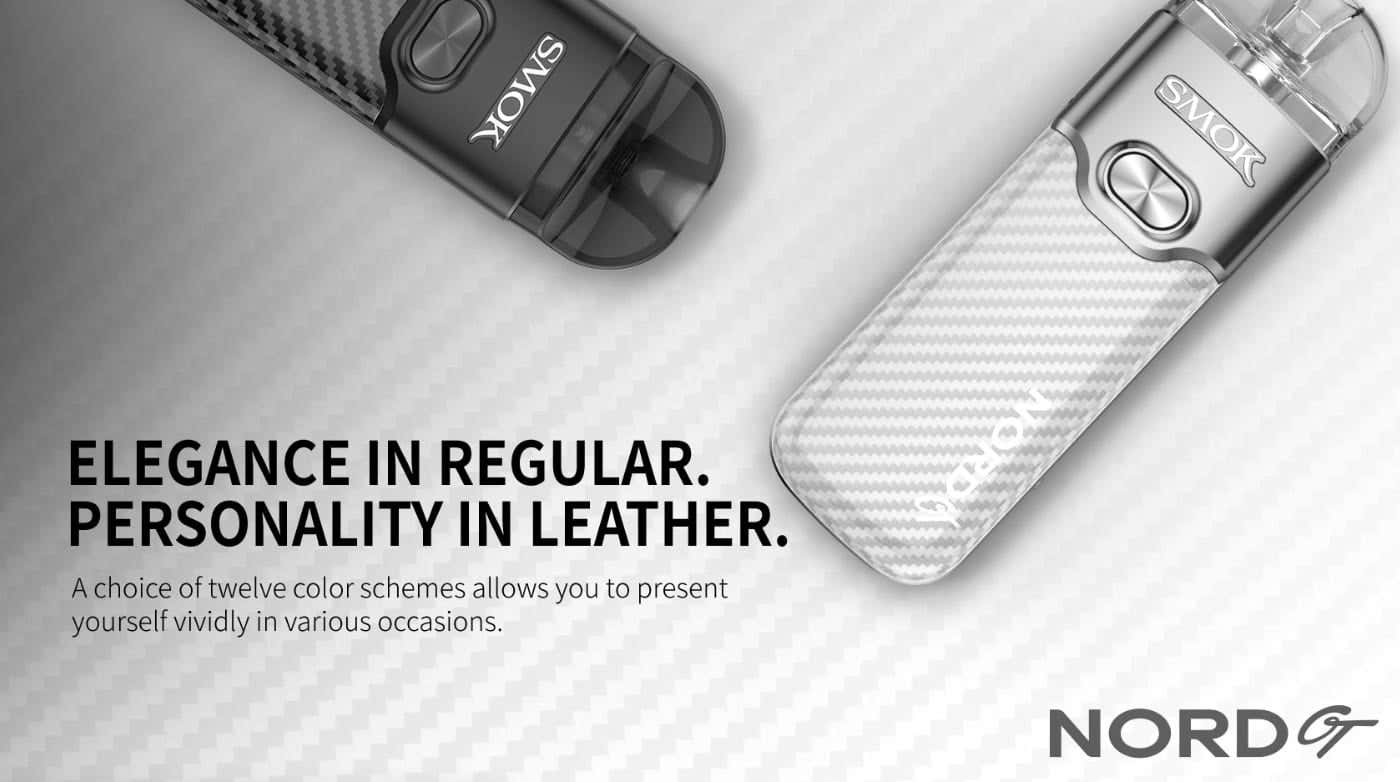 Smok Nord GT Pod Vape Kit - Elegance in regular, personality in leather