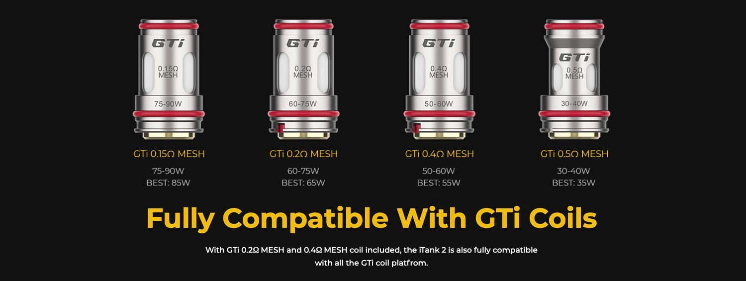 Vaporesso Armour Max Kit - Fully compatible with GTi Coils