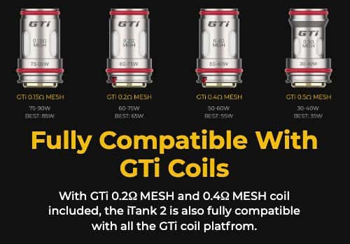 Vaporesso Armour Max Kit - Fully compatible with GTi Coils