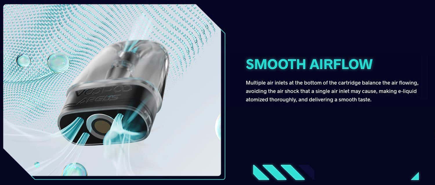 Voopoo Argus P1S Pod Vape Kit - Smooth airflow