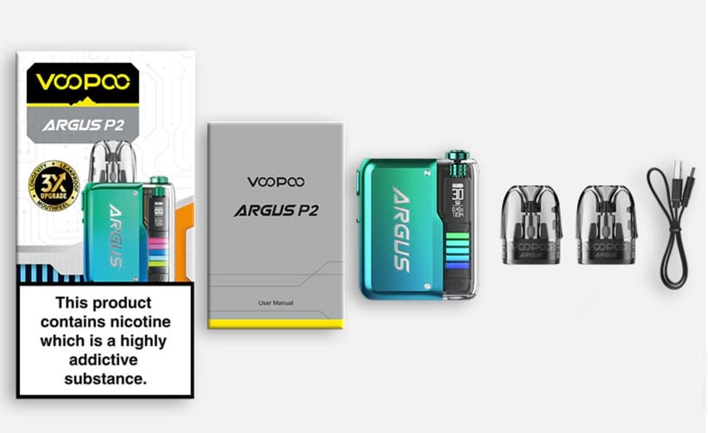 Voopoo Argus P2 Pod Vape Kit - What's in the Box?