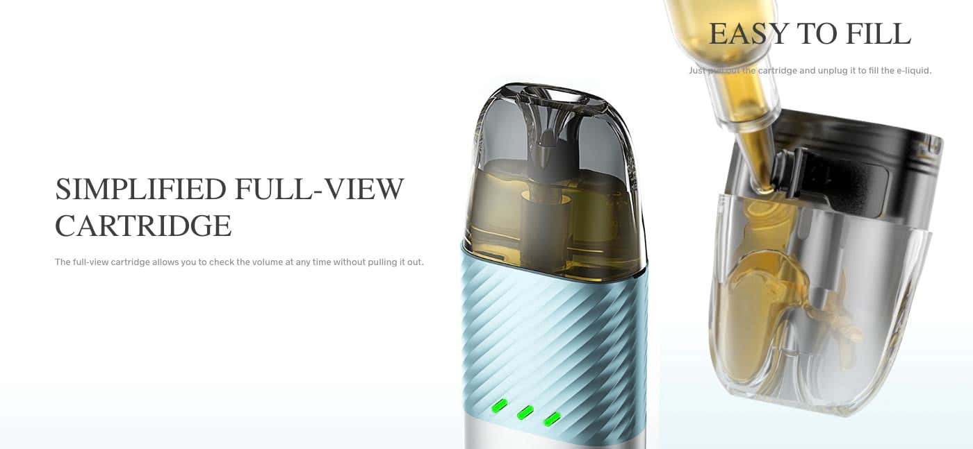 Voopoo Argus Z Pod Kit - Easy to fill, simplified full-view cartridge