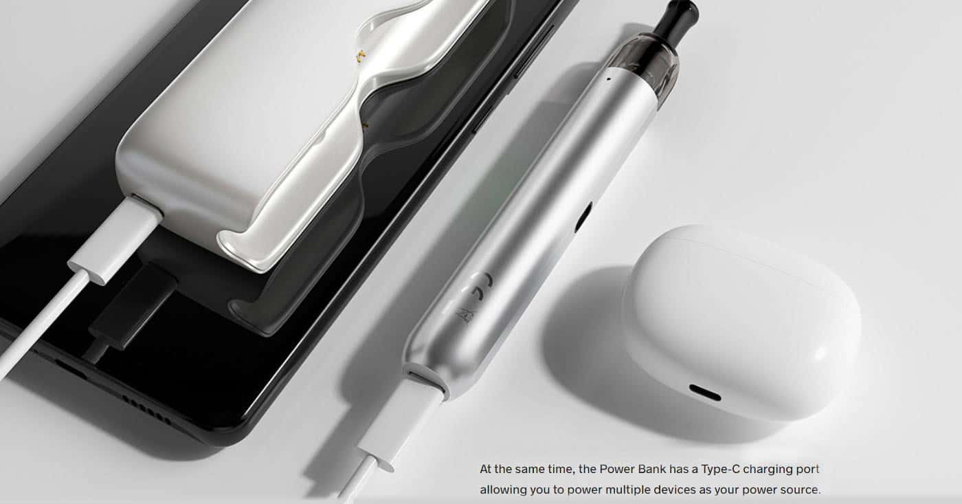 VooPoo Doric Galaxy Pod Kit - Power Bank Highlights