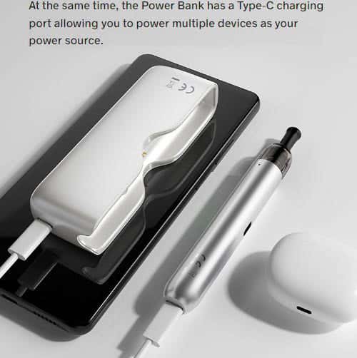 VooPoo Doric Galaxy Pod Kit - Power Bank Highlights