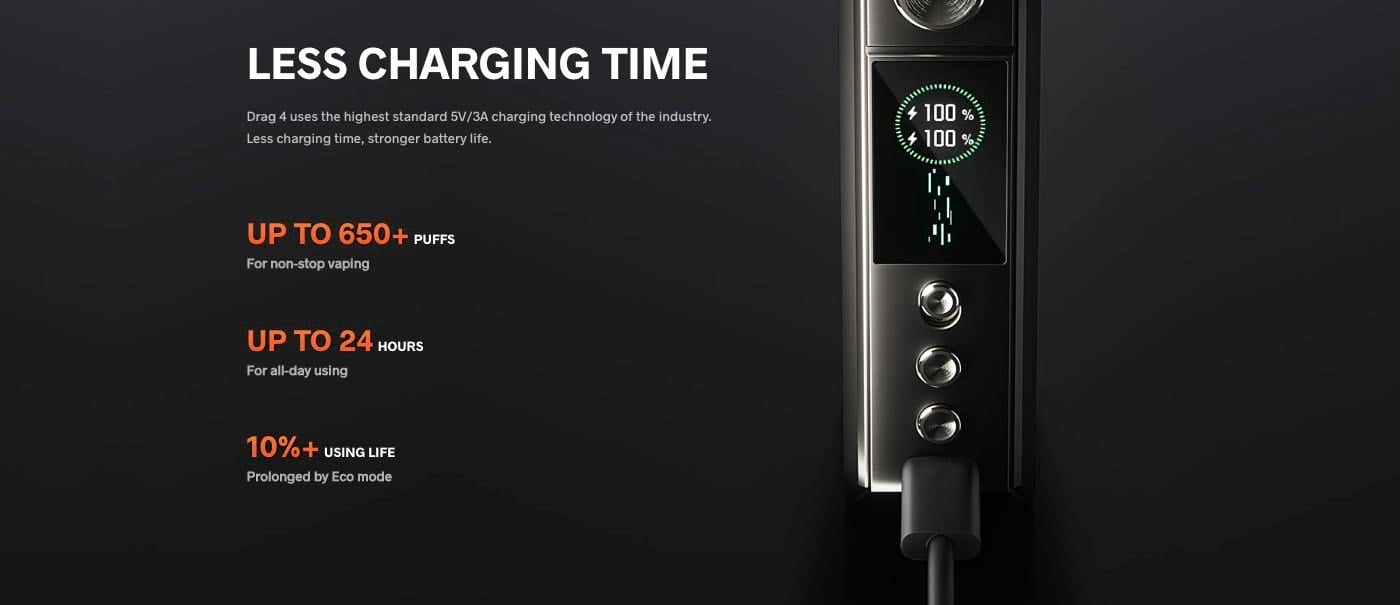 Voopoo Drag 4 Mod - Less charging time