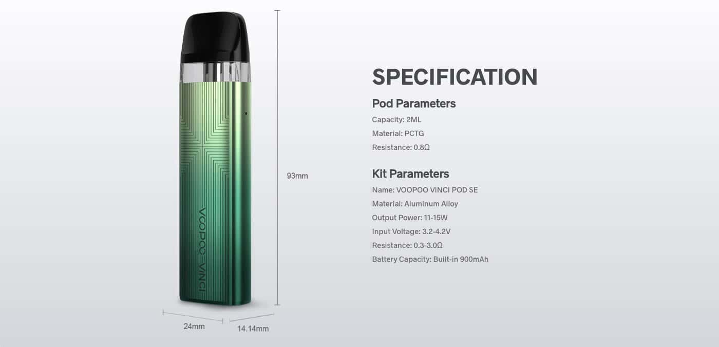 Voopoo Vinci Pod SE Kit - Specification