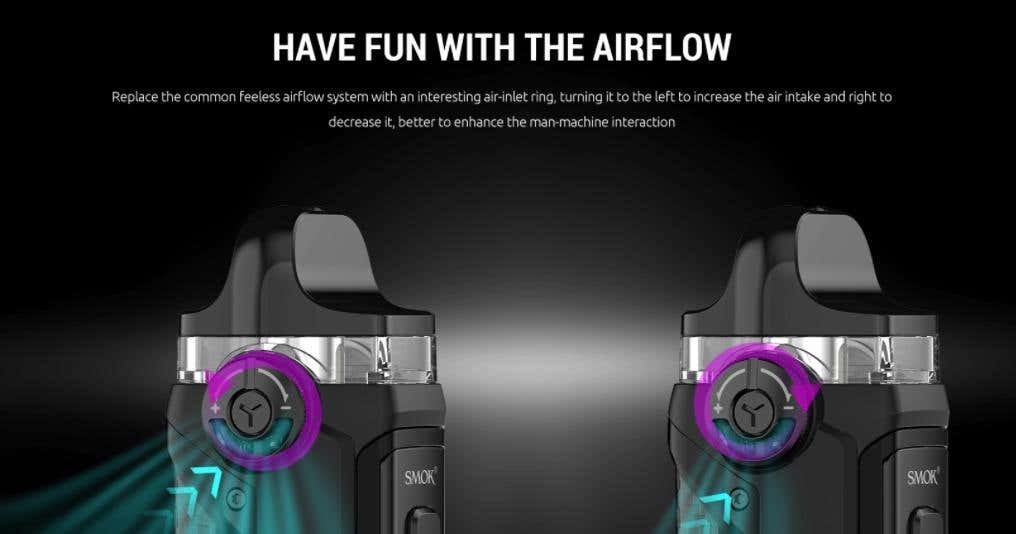 Air-inlet ring. Turn left to increate air intake. Turn right to decrease air intake.