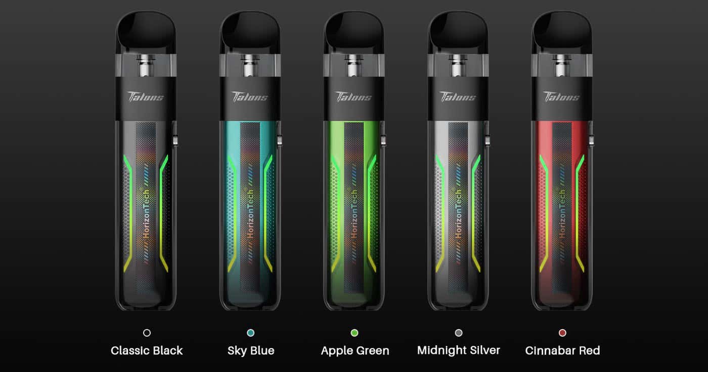 Horizontech Talons Pod Vape Kit - 5 attractive colour choices
