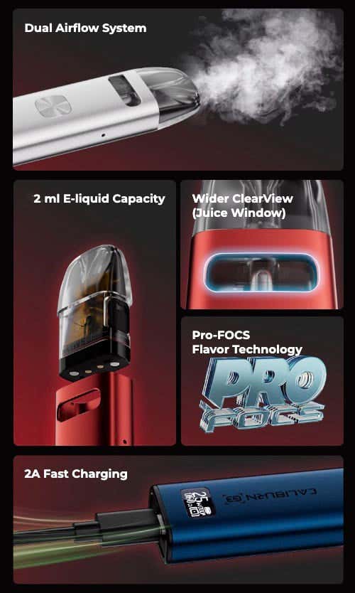 Uwell Caliburn G3 Pod Vape Kit - Overview