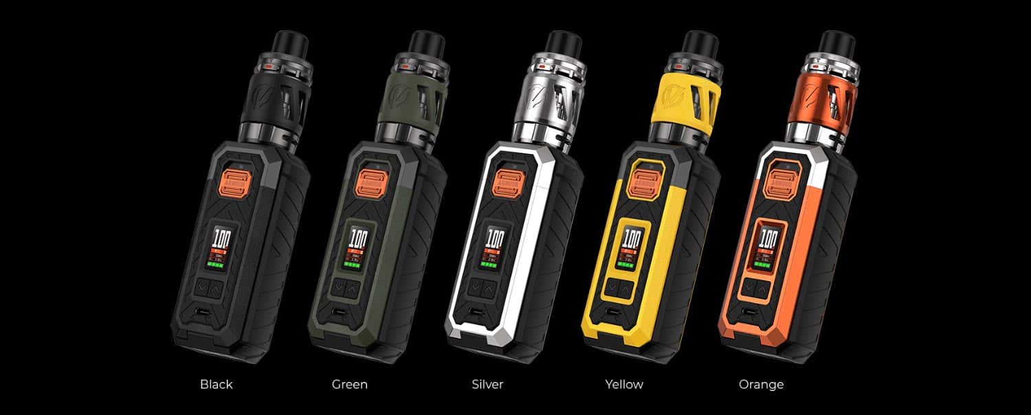 Vaporesso Armour S 100w Vape Kit - Five different colour options