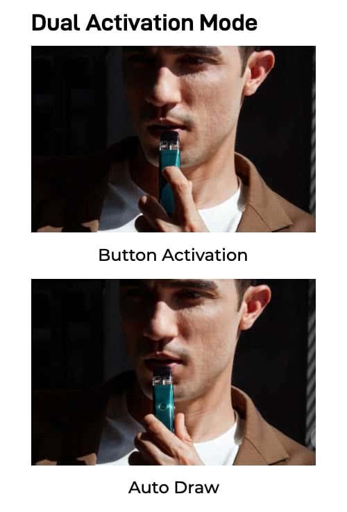 Vaporesso XROS Pro Pod Vape Kit - Dual activation modes