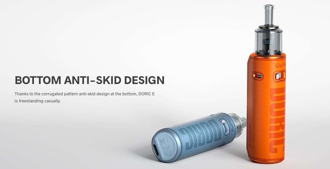 VooPoo Doric E Pod Vape Kit - Anti-skid bottom design
