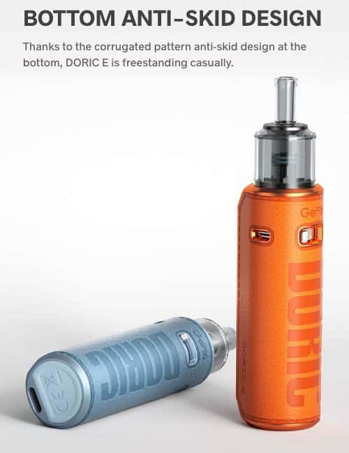 VooPoo Doric E Pod Vape Kit - Anti-skid bottom design