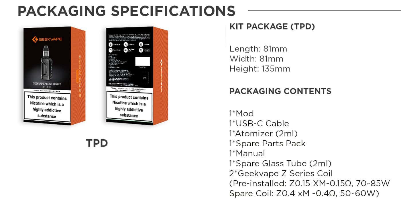 Geekvape Aegis Legend 3 Pod Vape Kit - What's in the Box?