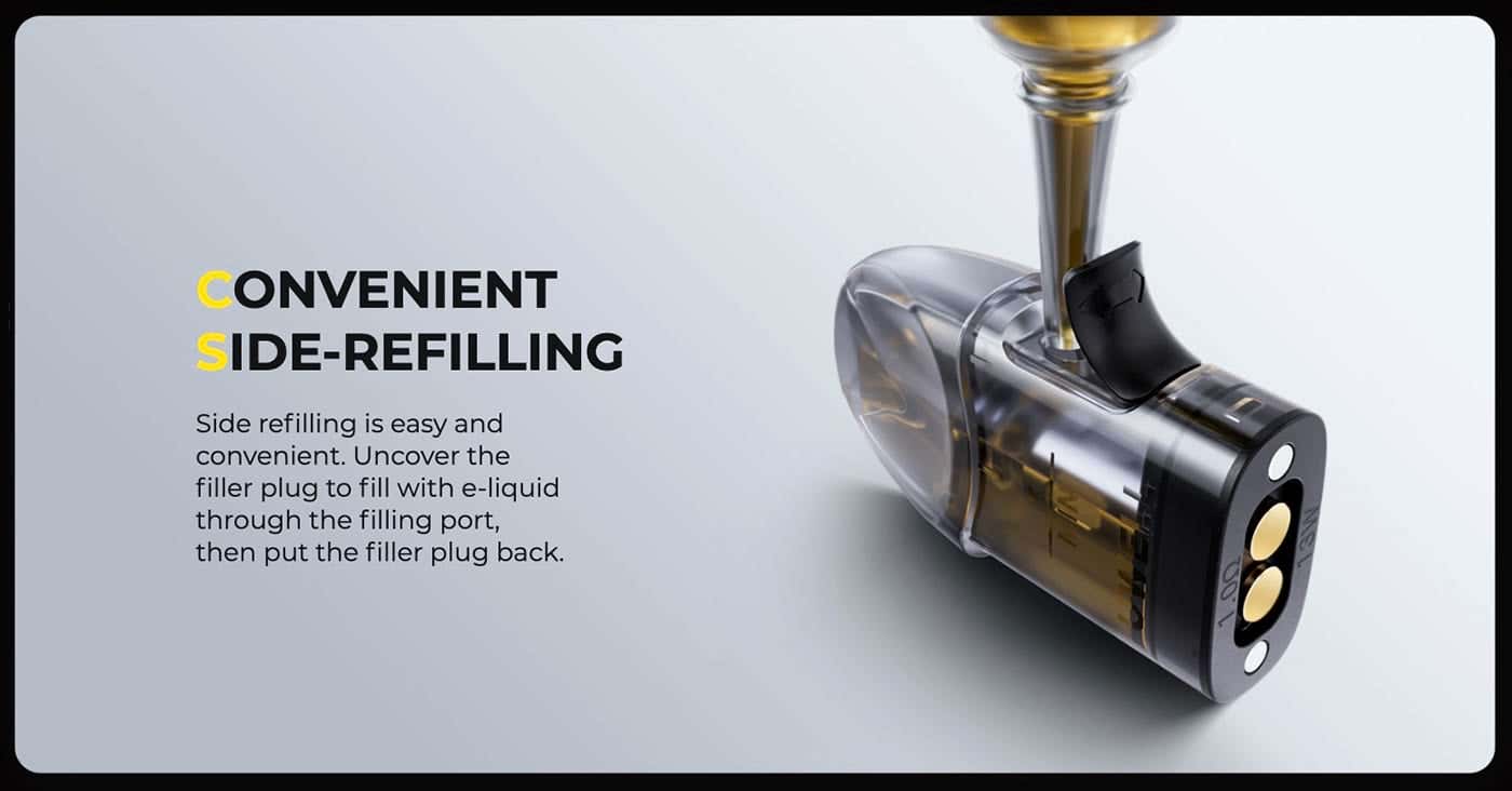 Uwell Caliburn A3S Replacement Pods - Convienent side-filling