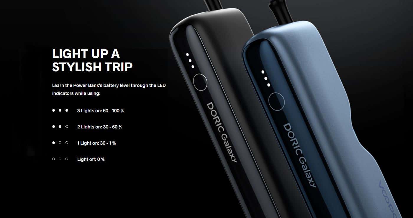 VooPoo Doric Galaxy Pod Kit - Light Up A Stylish Trip