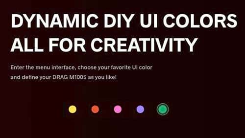 Voopoo Drag M100S Mod - Dynamic DIY UI colours for creativity