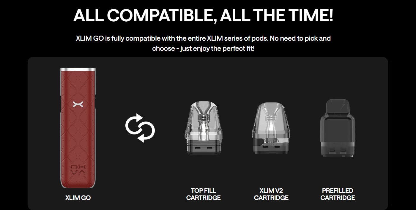 Oxva Xlim Go Pod Vape Kit - All Compatible, All the Time!