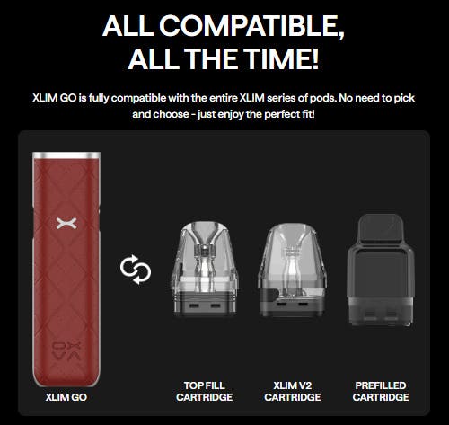Oxva Xlim Go Pod Vape Kit - All Compatible, All the Time!