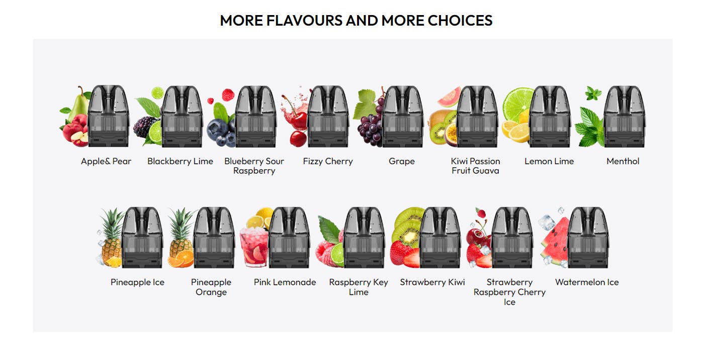 Vaporesso Deliciu Mate Prefilled Vape Pods - Flavours