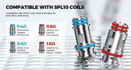 Nevoks Feelin 2 Pod Vape Kit - Compatible with SPL-10 coils