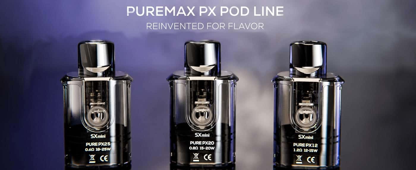 SXmini PureMax Pod Vape Kit - PureMax PX Pod Line